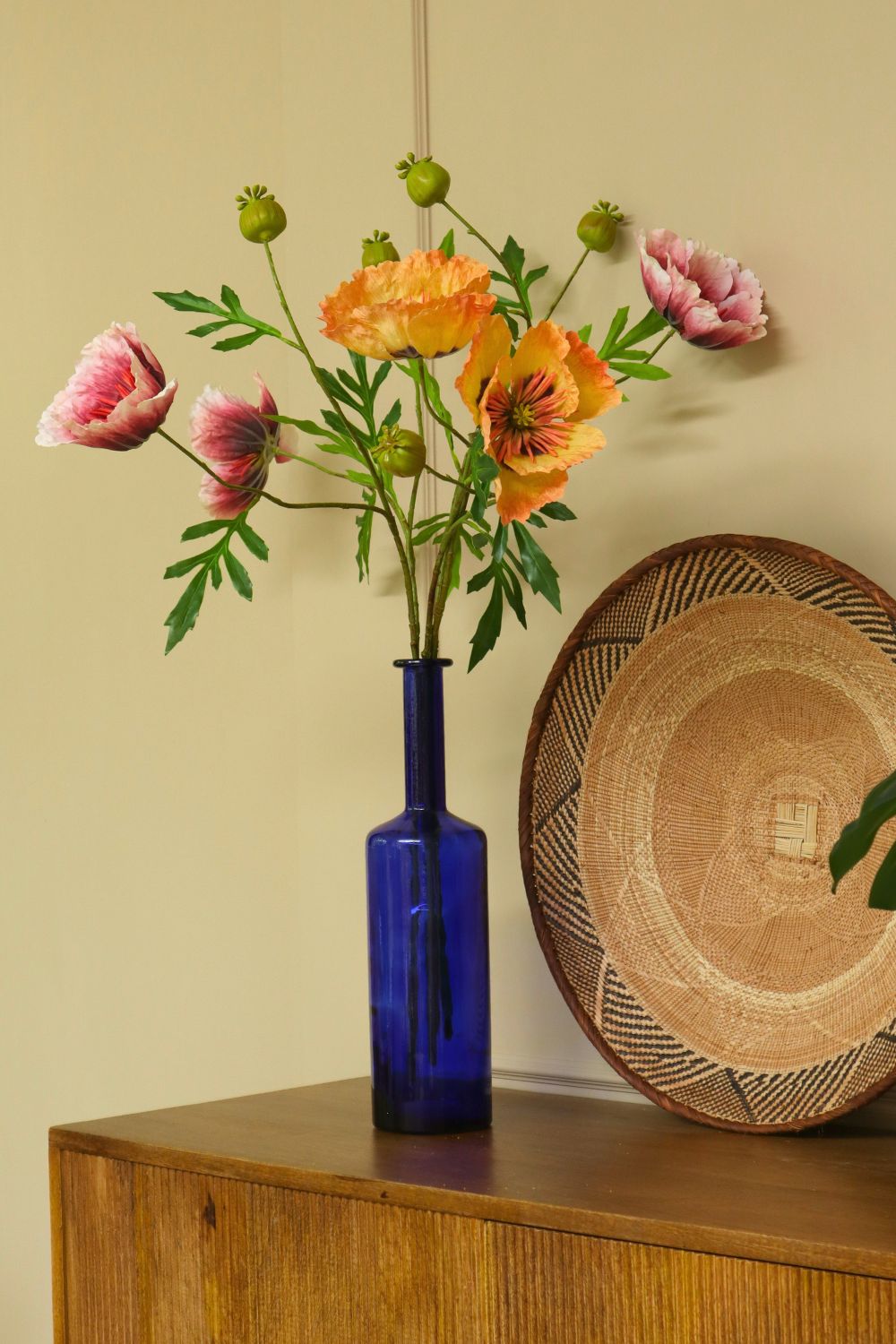 stimmungsbild Kunstblumenstrauß Poetic Poppies