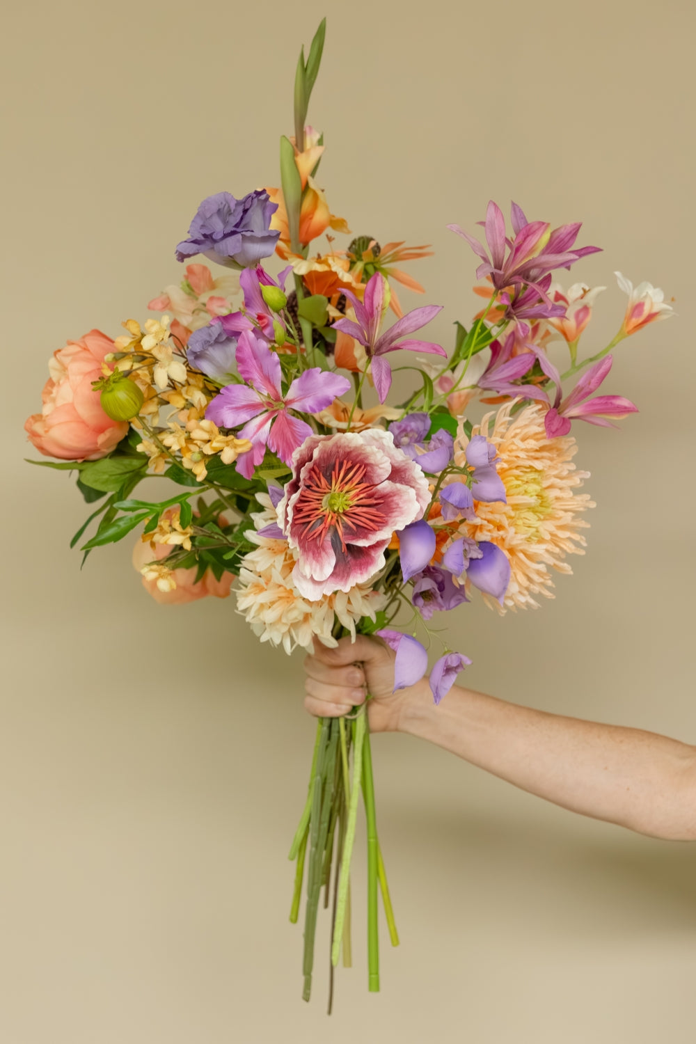 Kunstblumenstrauß Peachy Pastels (Limited)