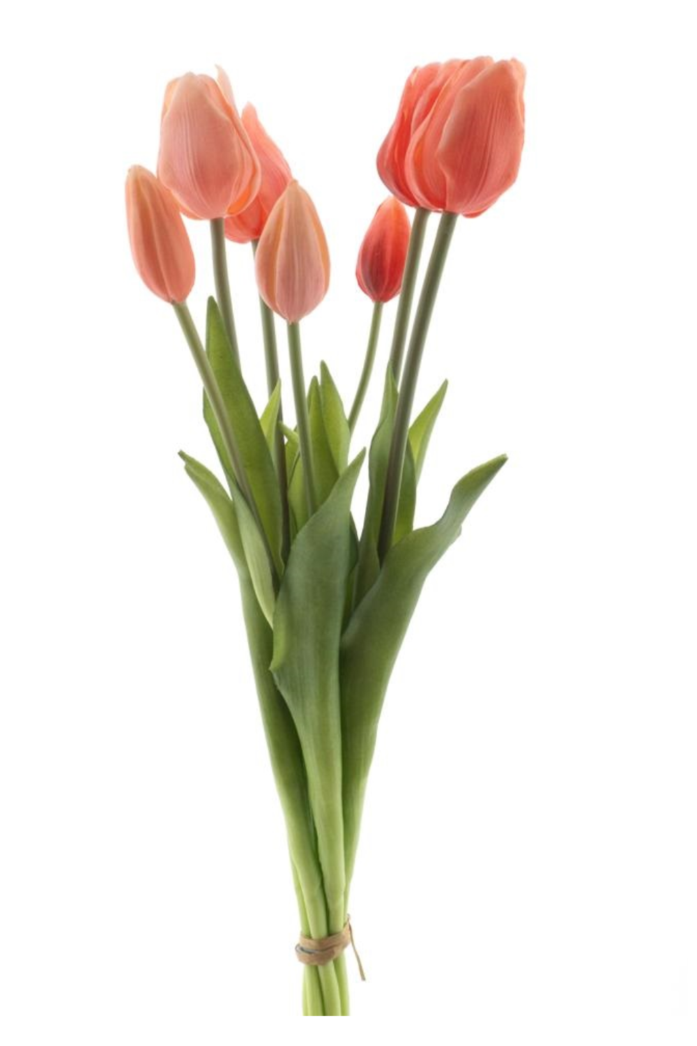 Künstliche Tulpen Lachsfarben 47cm