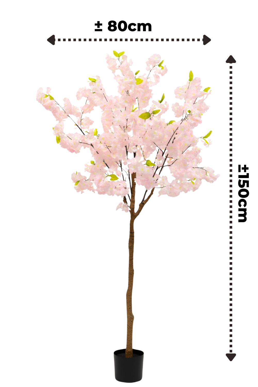 Künstliche Kirschblüte 150 cm Rosa