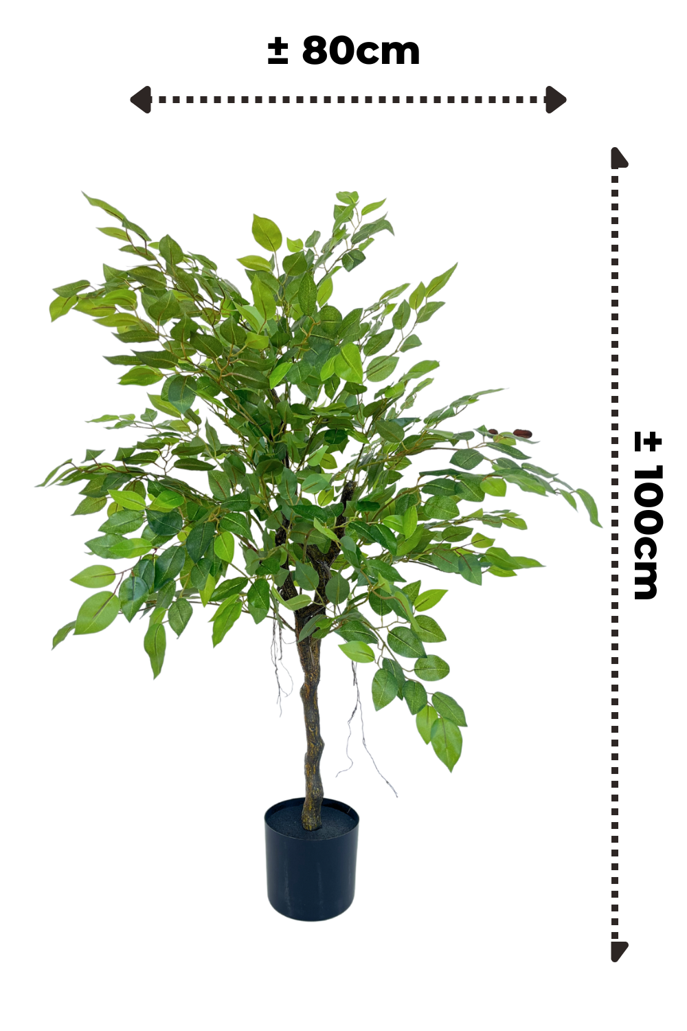 Ficus Kunstbaum 100cm