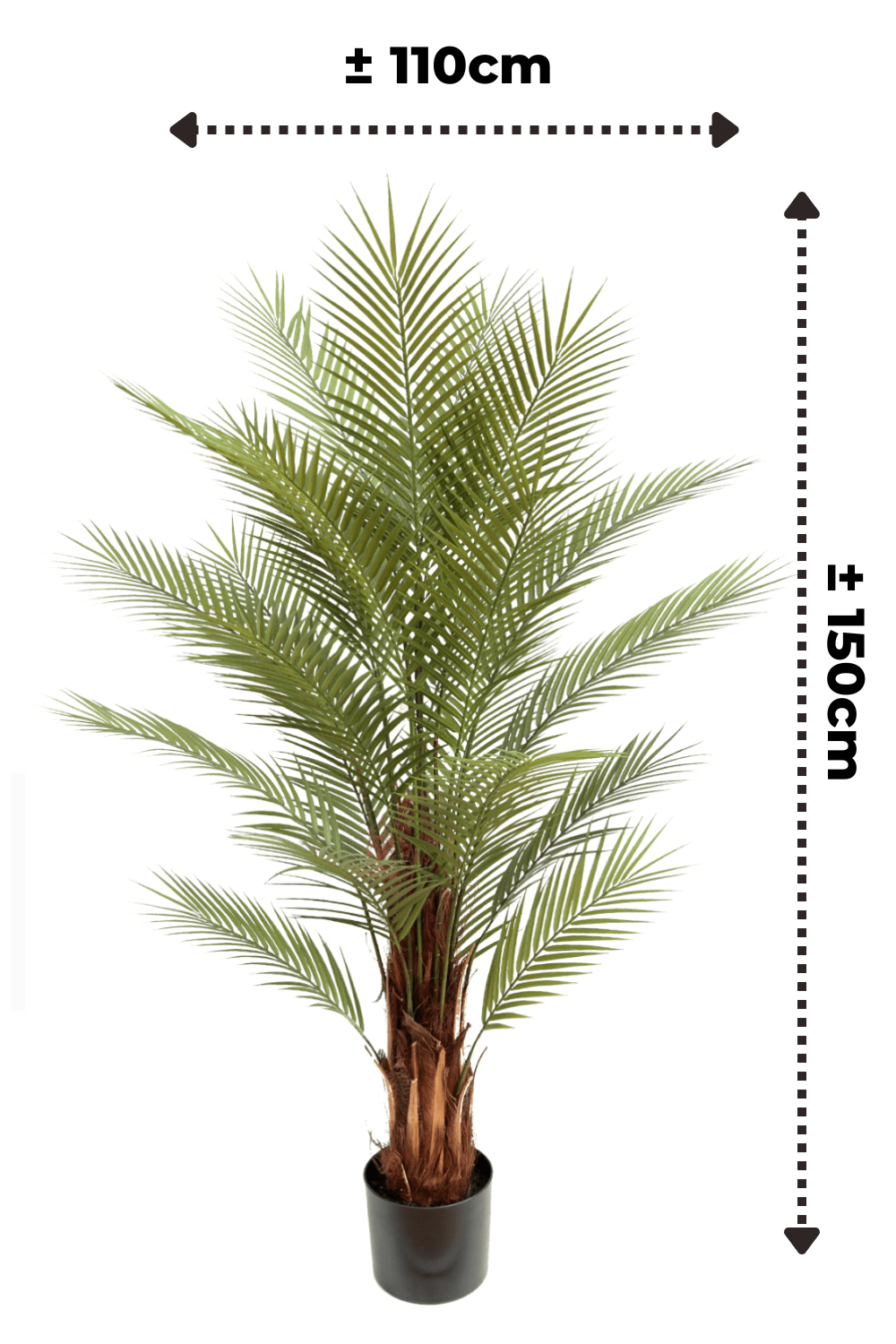 Palme Kunstpflanze 150cm