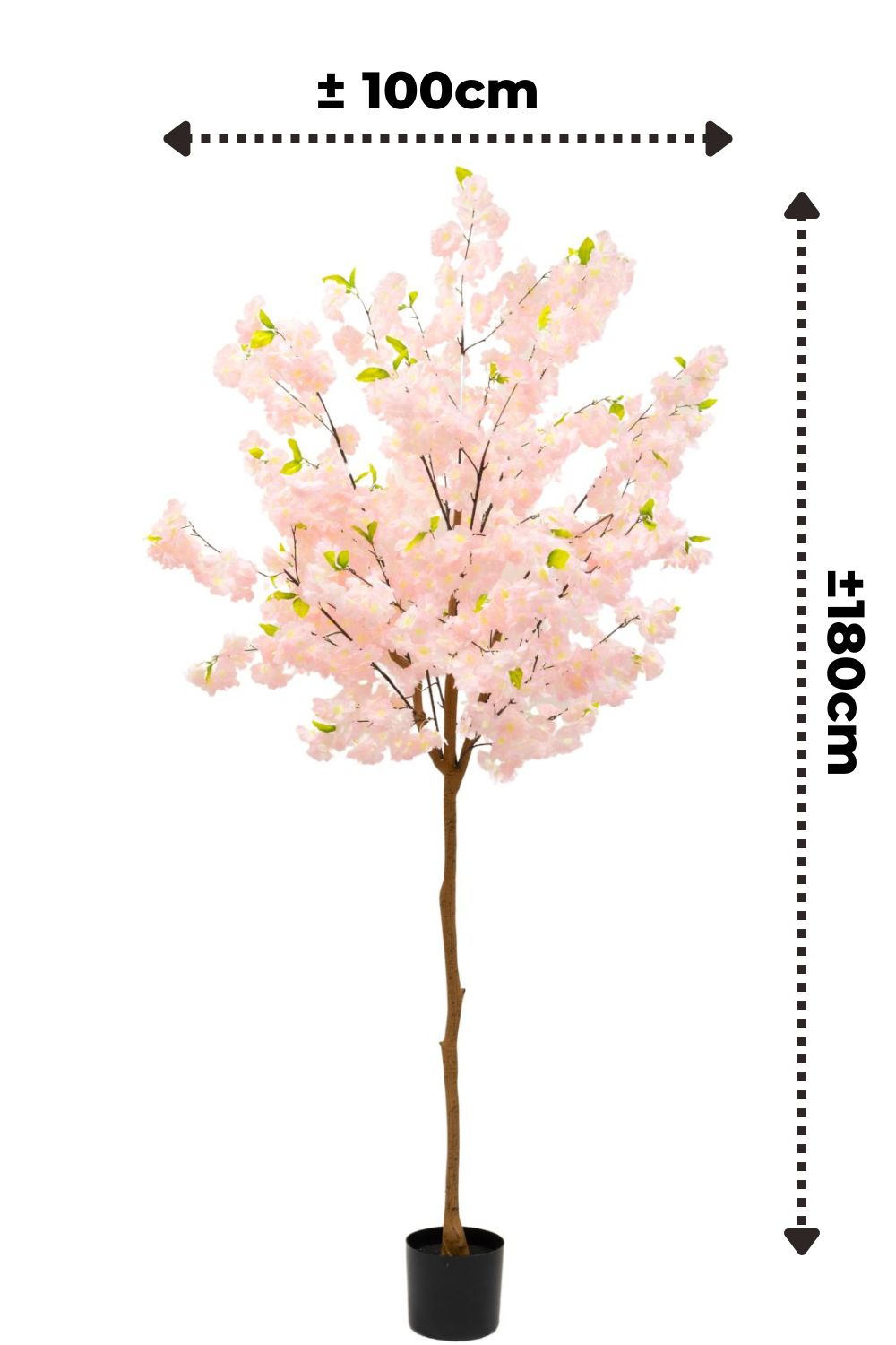 Künstliche Kirschblüte 180 cm Rosa