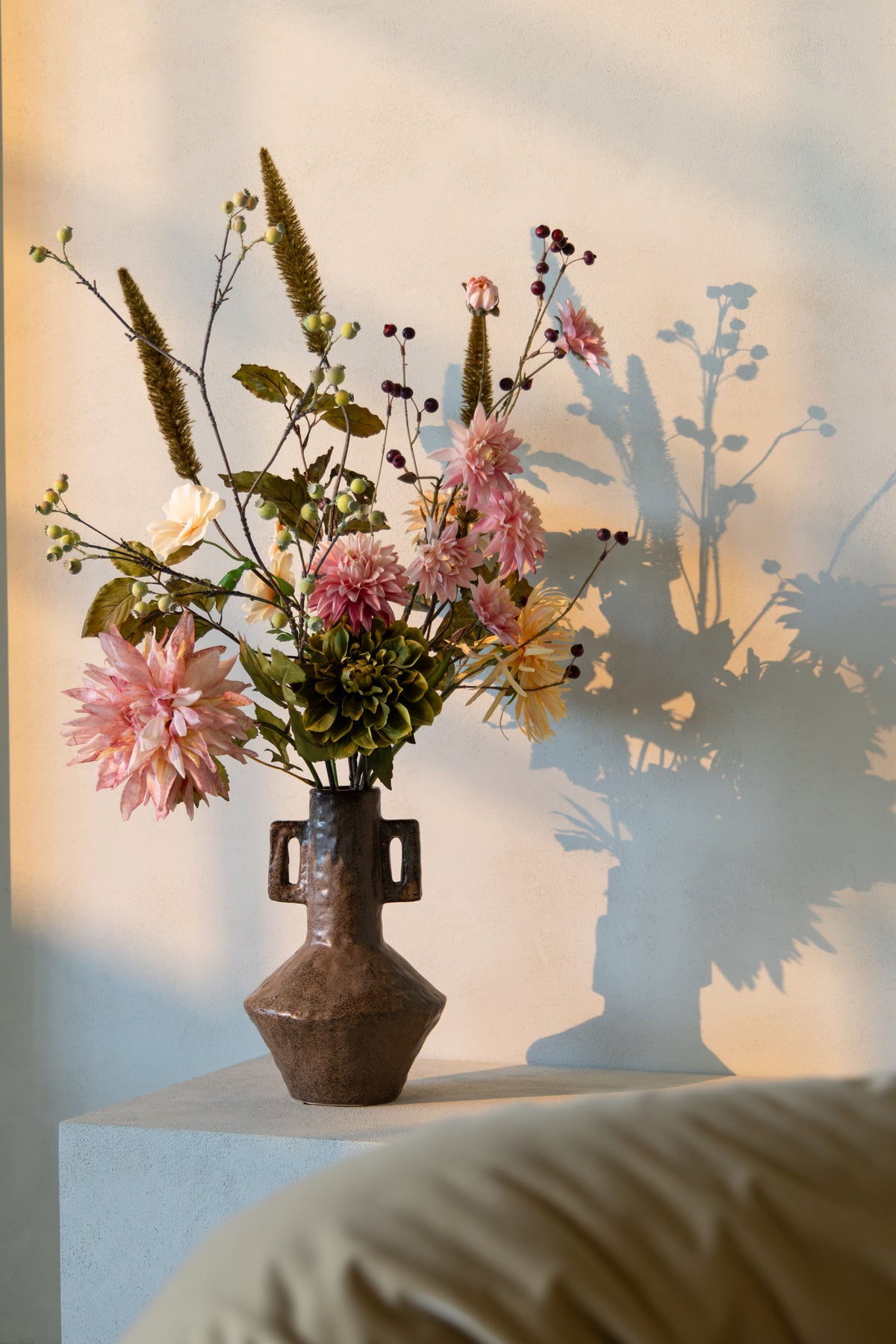 Kunstblumenstrauß Vintage Blush