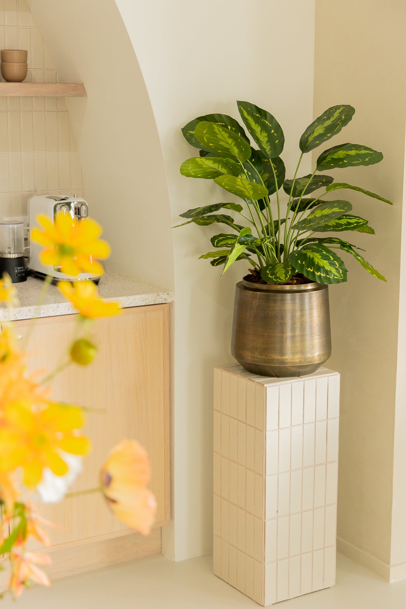 Calathea Kunstpflanze 70cm