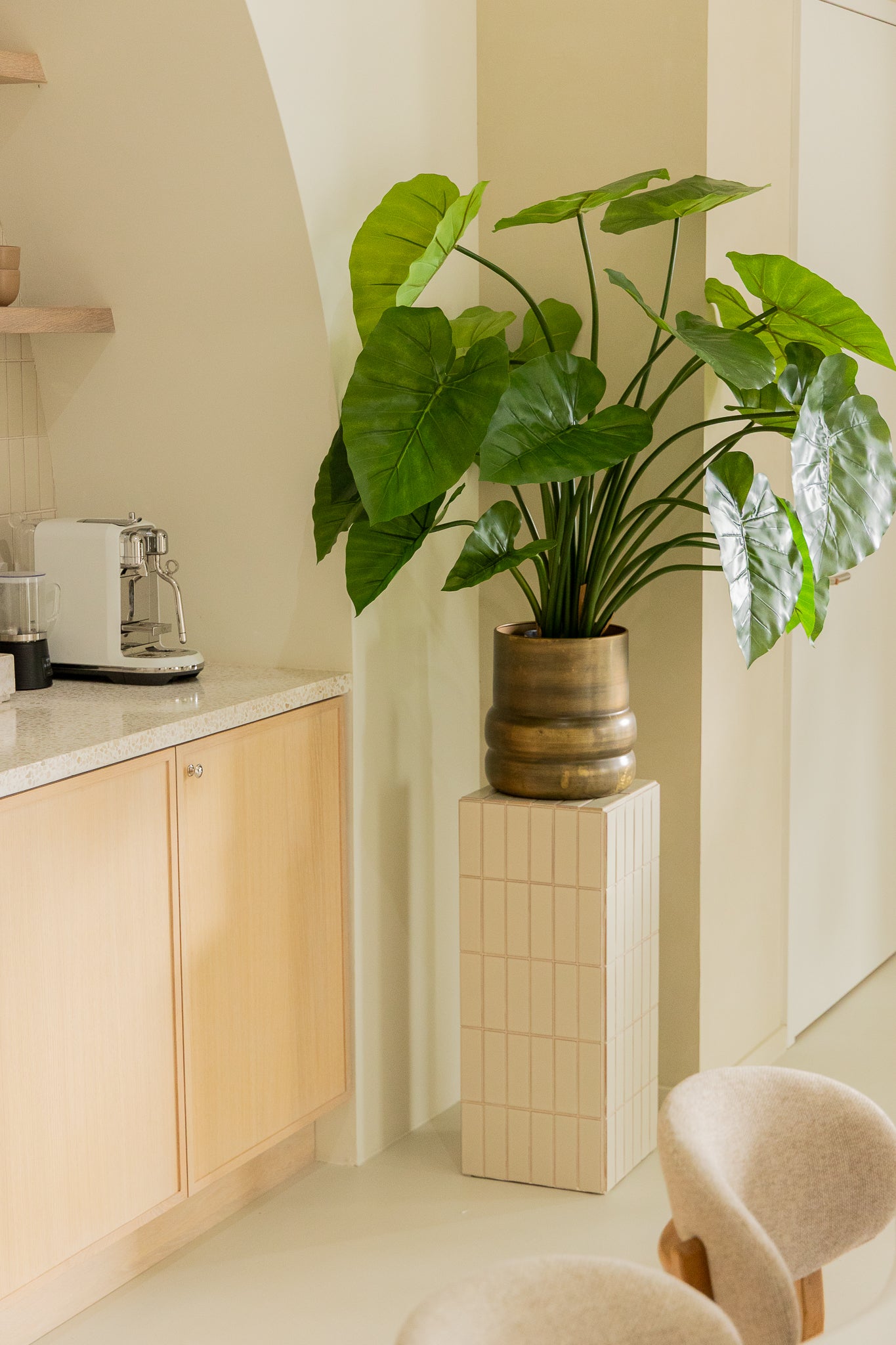 Alocasia Kunstpflanze 100cm