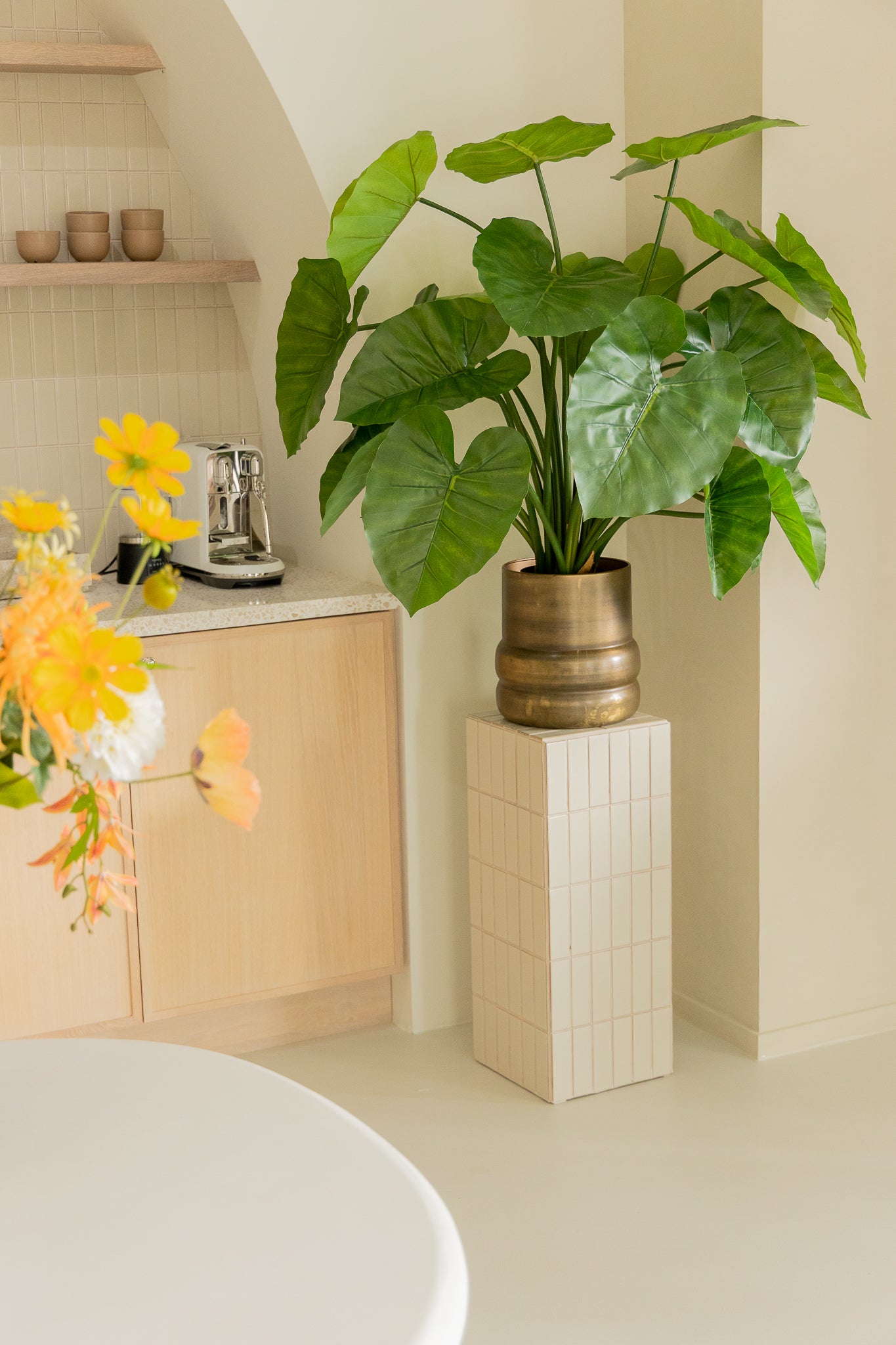 Alocasia Kunstpflanze 100cm