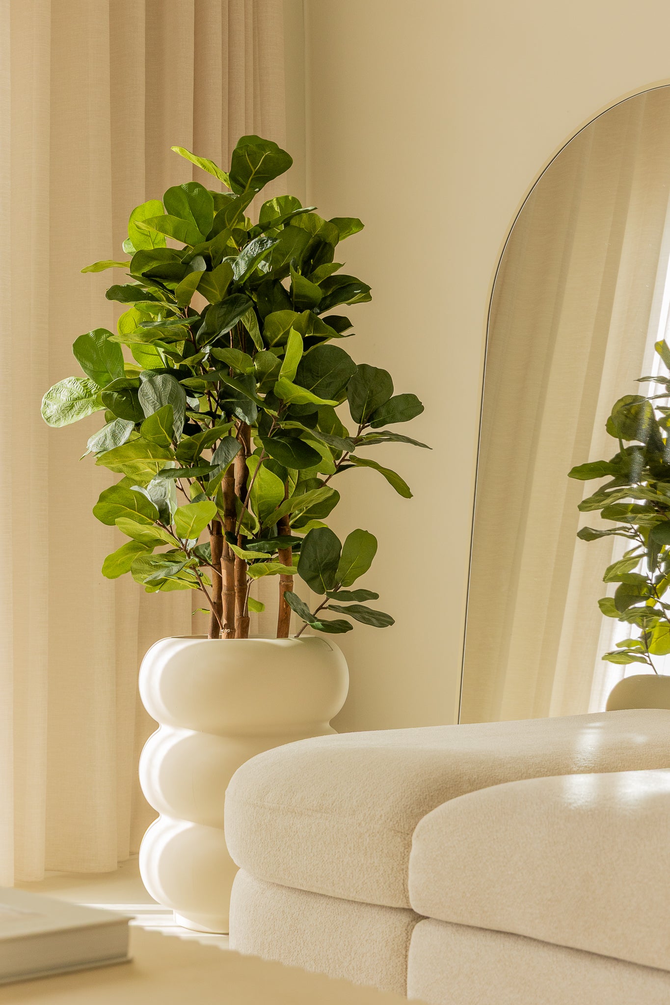 Ficus Kunstpflanze 120cm
