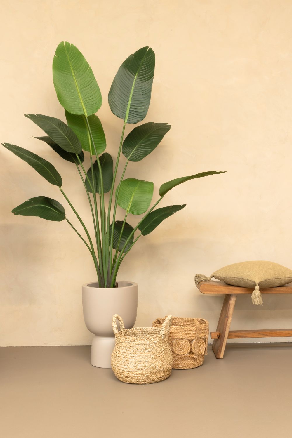 Strelitzie Kunstpflanze 180cm | Kostenloser PrettyPflanzen Versand 