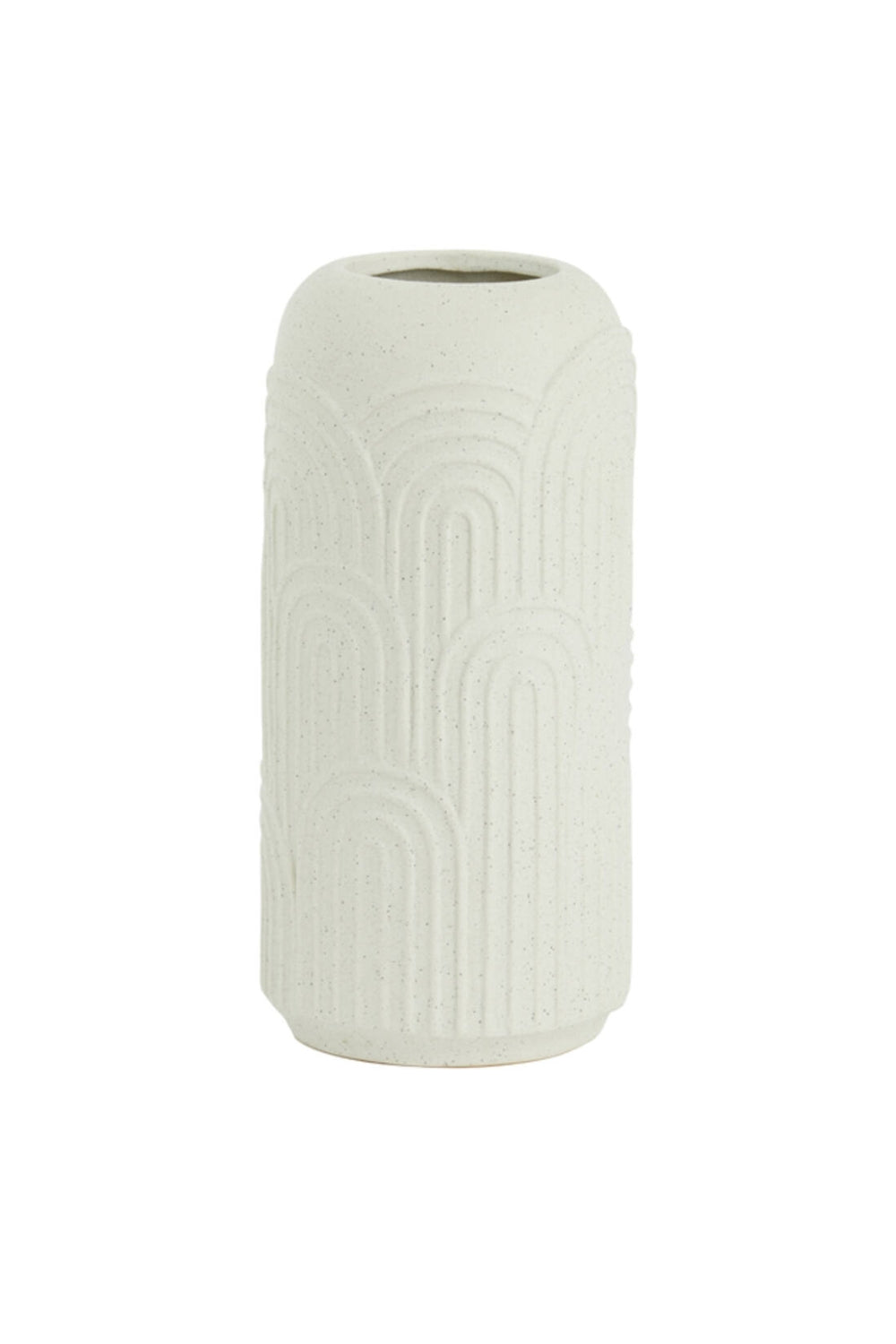 Vase Diego 13x27,5 cm Keramik Creme