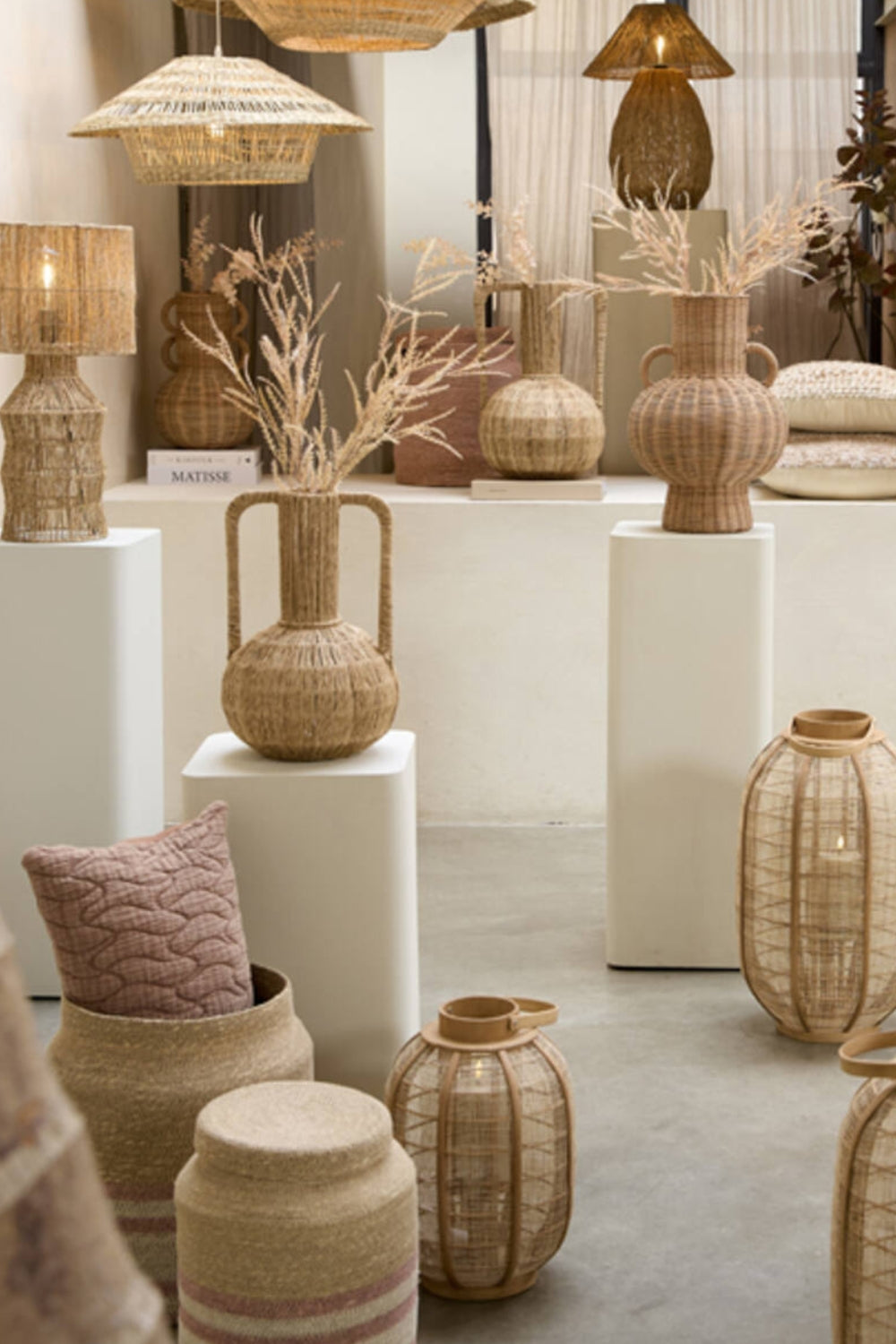Vase Blenza 24x37cm Jute Natur