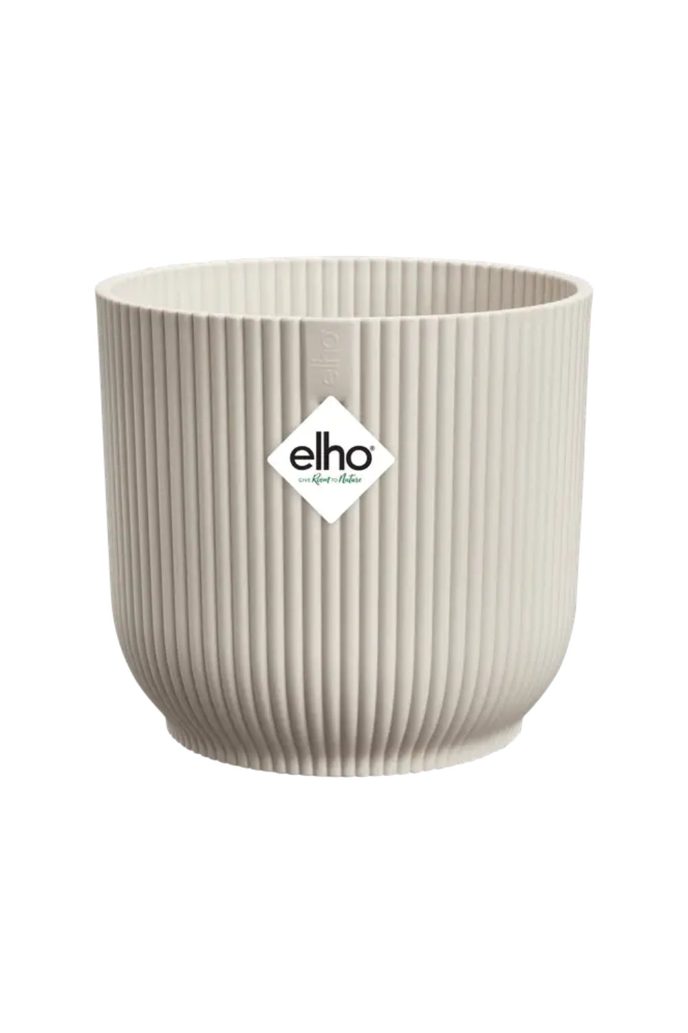 Blumentopf Elho Vibes Fold Rund 18 cm Leinenweiß