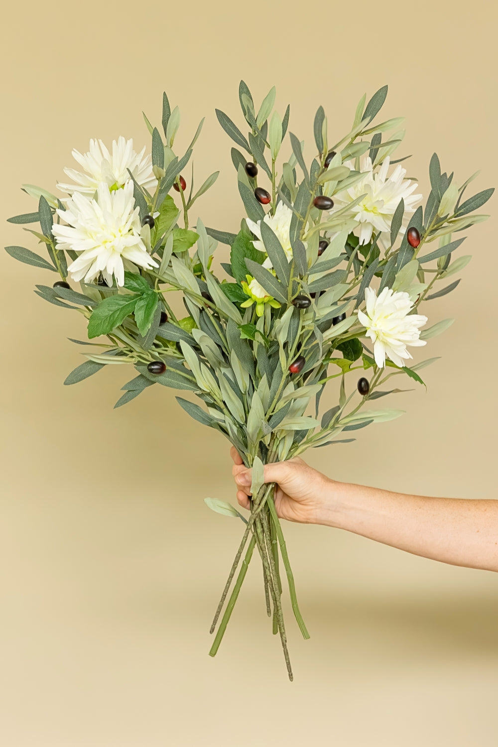 Kunstblumenstrauß Olive Oasis