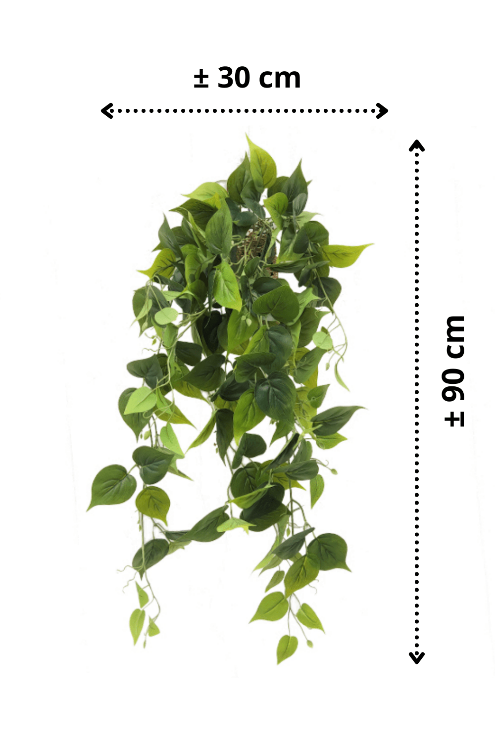 Philodendron hängende Kunstpflanze | PrettyPflanzen