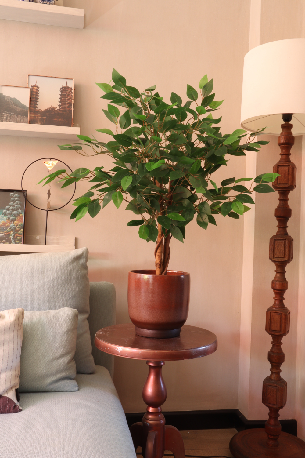 sfeerbeeld Ficus Kunstboom 90cm