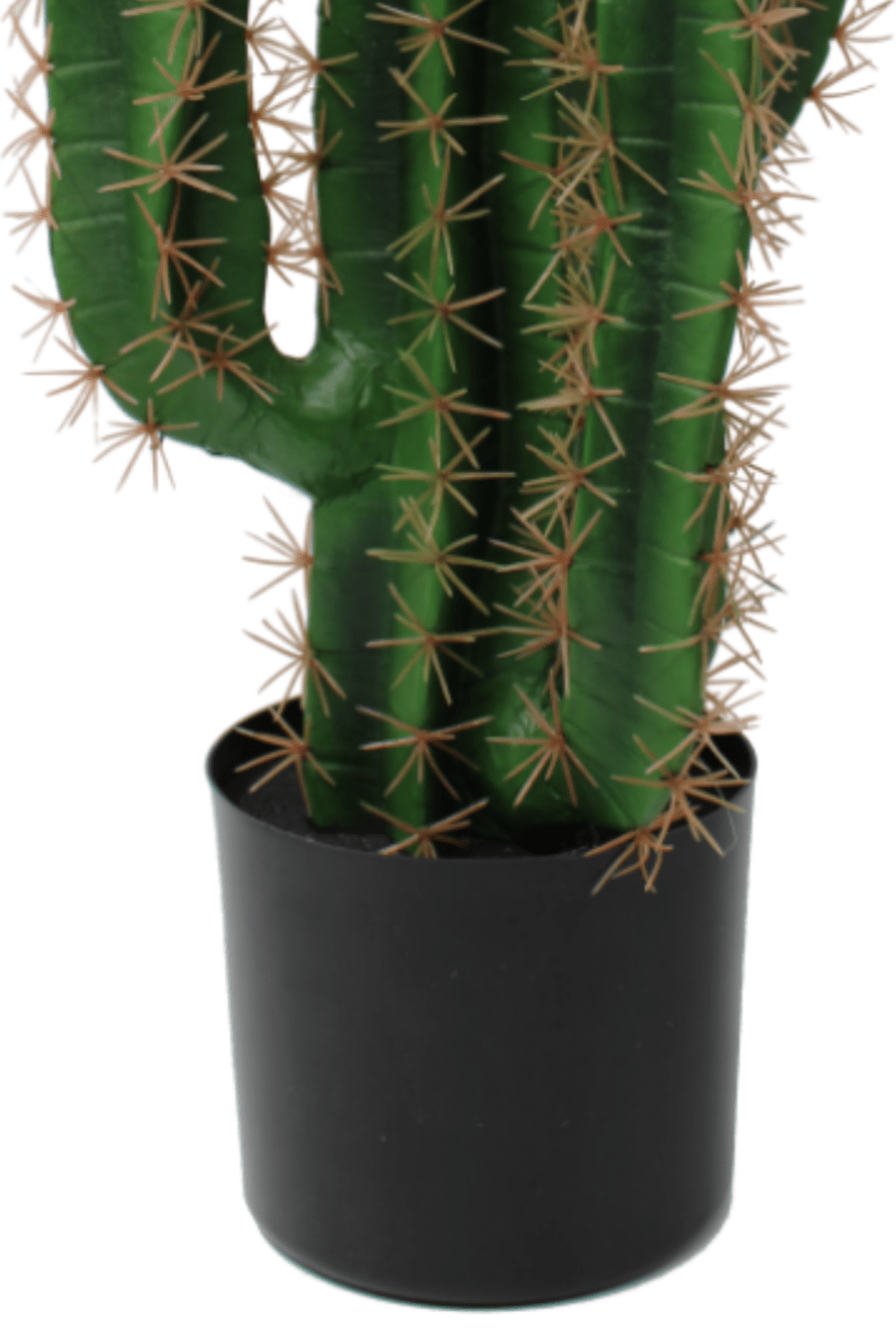 Kunst Kaktus ∅20 cm, Kostenloser Zierkies
