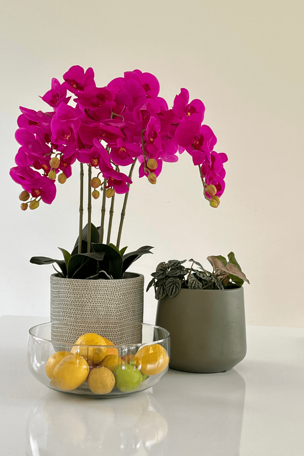 Bestellen? Rosa PrettyPflanzen | Kunstpflanze Orchidee 70cm